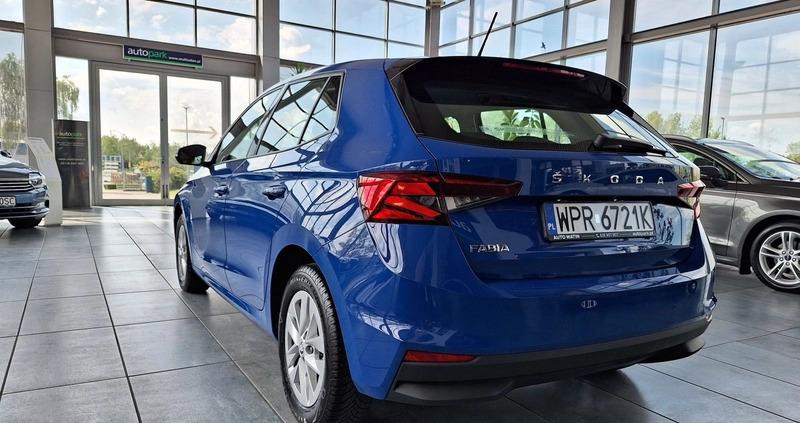 Skoda Fabia cena 66900 przebieg: 47213, rok produkcji 2022 z Węgrów małe 781